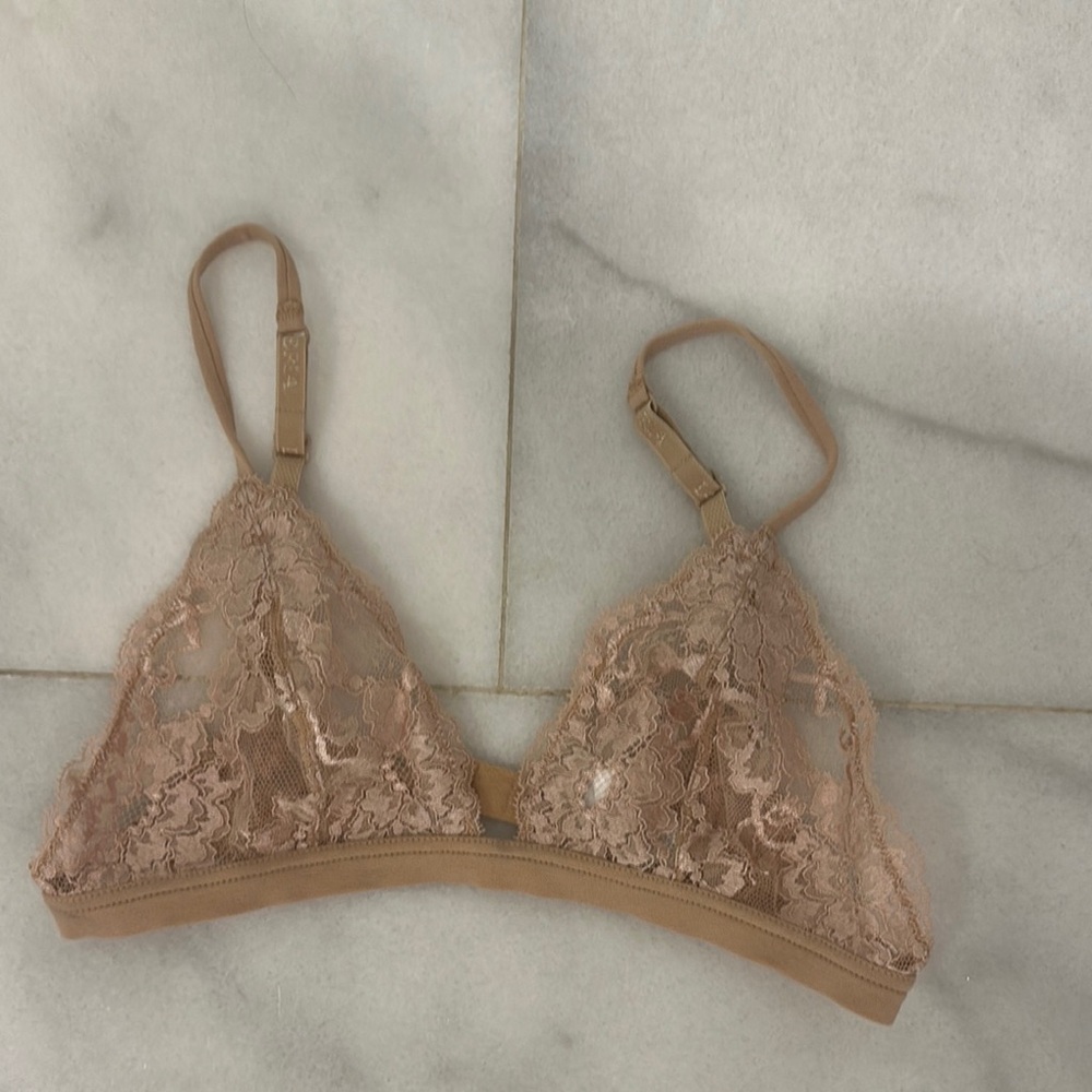 La Perla Lace Bralette - Brown
